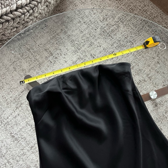 Ten Aritzia Exclusive Satin Strapless Maxi Formal Evening Cocktail Dress Sz S - Picture 10 of 14